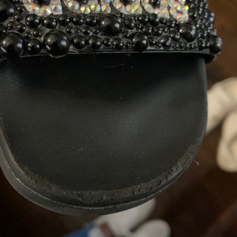 Bedazzled Adidas Slides - Picture 10 of 10
